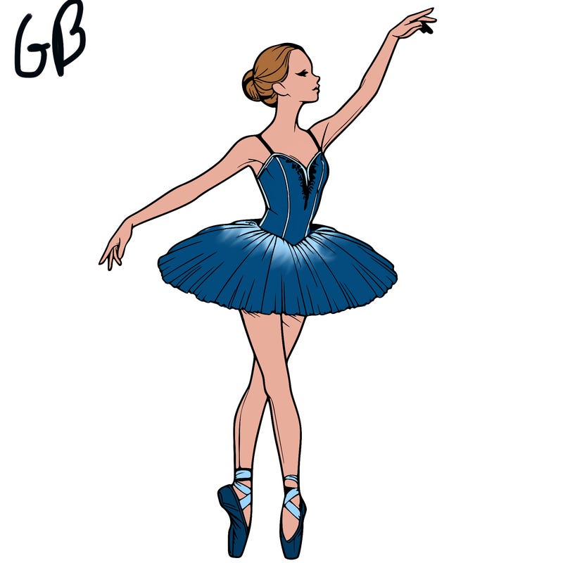 realistic ballerina