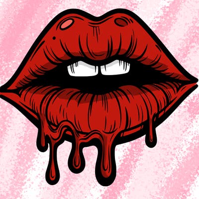 lips that look realistic and drip