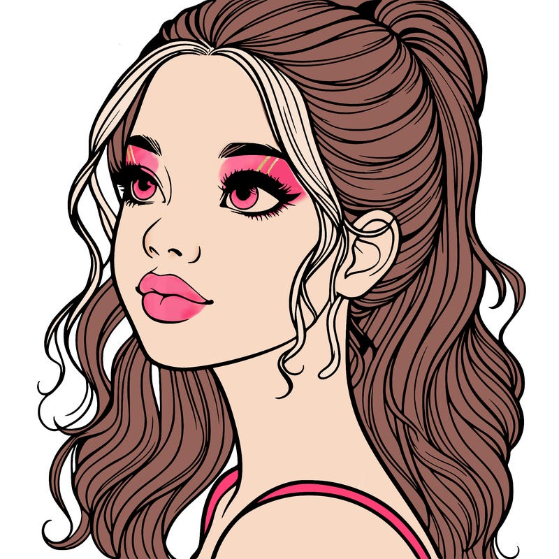 beautiful realistic girl