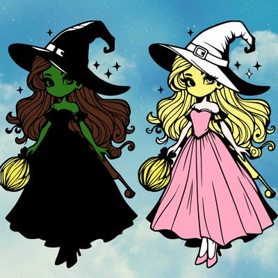 beautiful wicked witch. from wicked