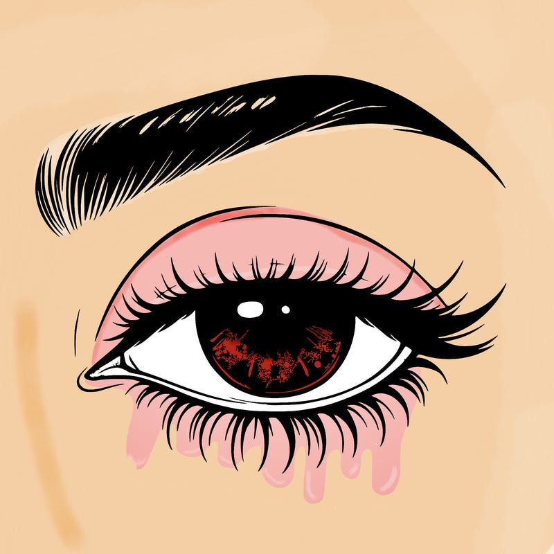 eye closed realistic