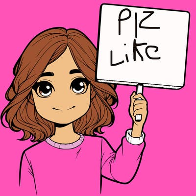 realistic girl holding up a sign