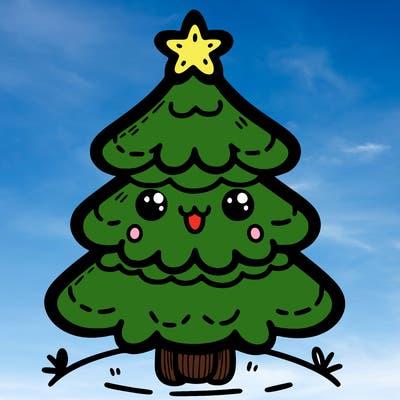 cute christmas tree
