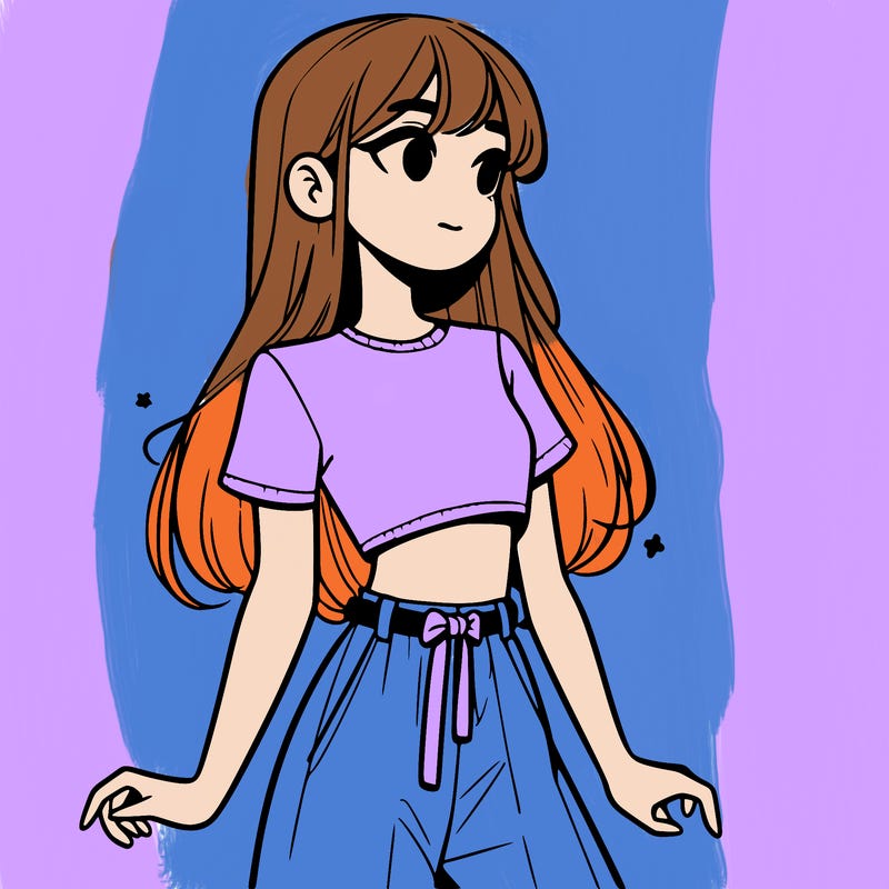 girl in a cute crop top