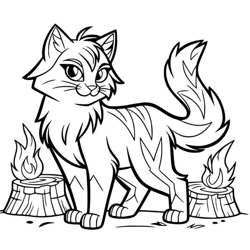warrior cats firestar thunderclan camp