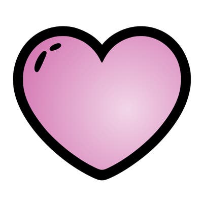 a blank heart
