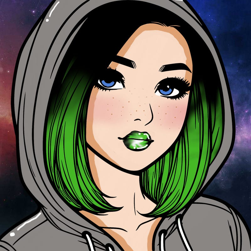 realistic adult girl with hoodie on