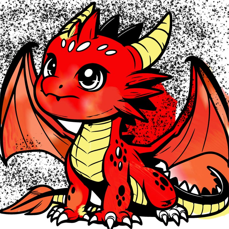 fierce baby night dragon