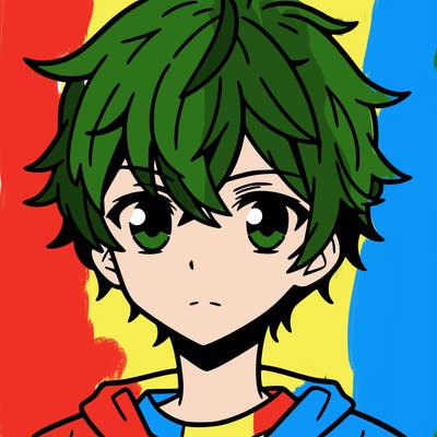 anime guy with short hair