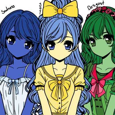 3 manga girls