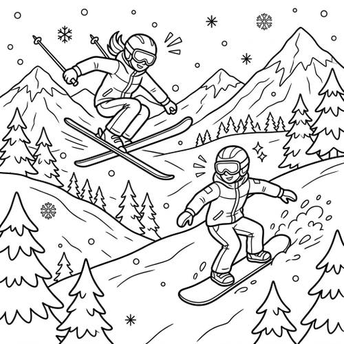 Skiers & Snowboarders