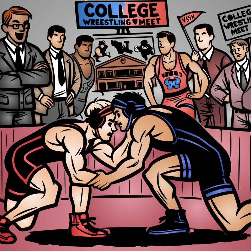 college wresling meet