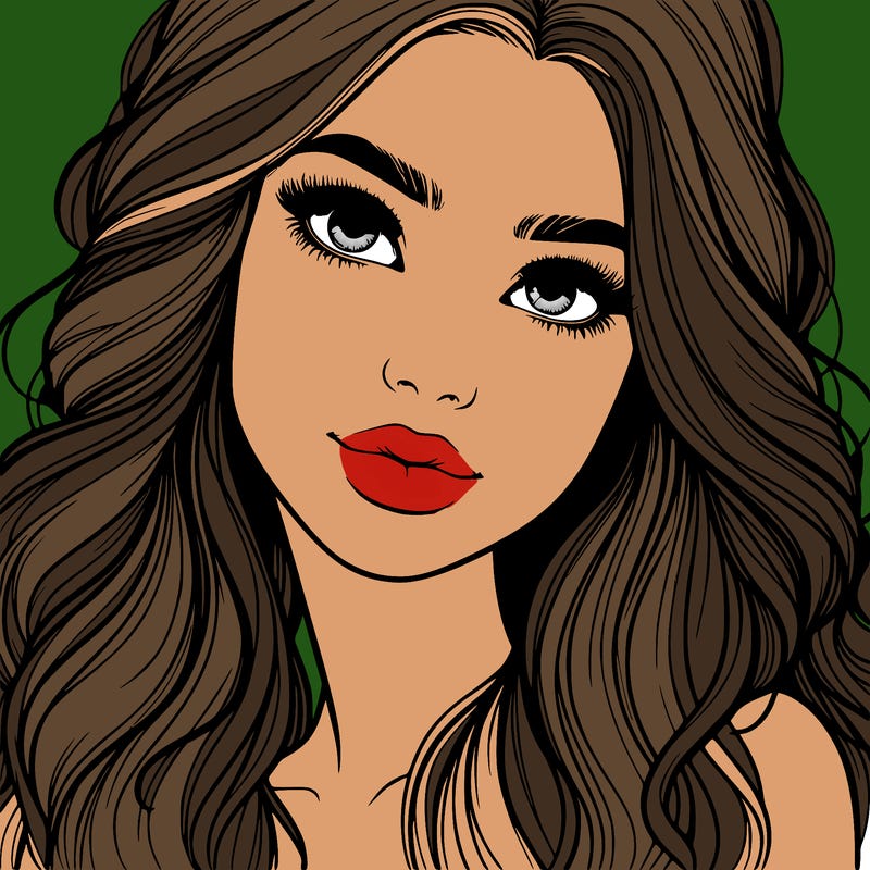 beautiful realistic girl