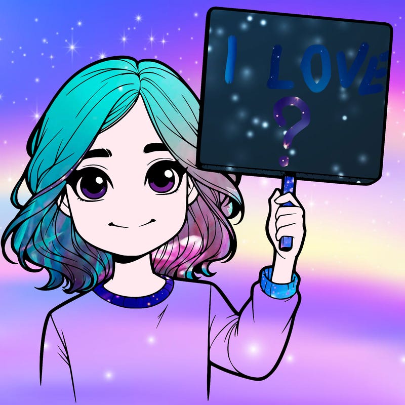 realistic girl holding up a sign