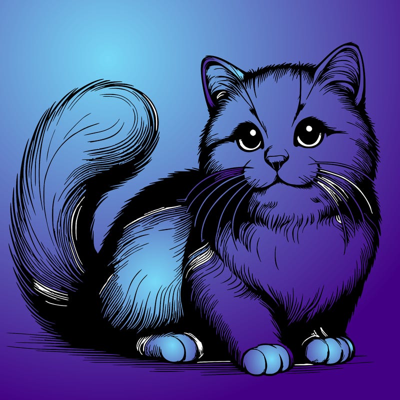 realistic cat pencil sketch