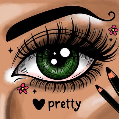 pretty eye