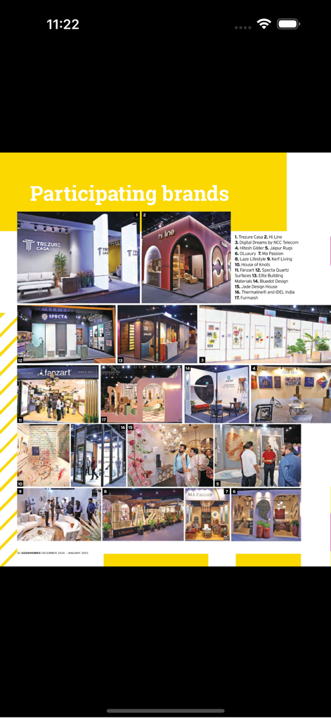 GoodHomes - A showcase of interior design and home decor brand exhibits in the GoodHomes magazine.