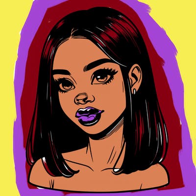 realistic black girl