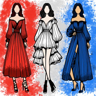 fashion models dresses