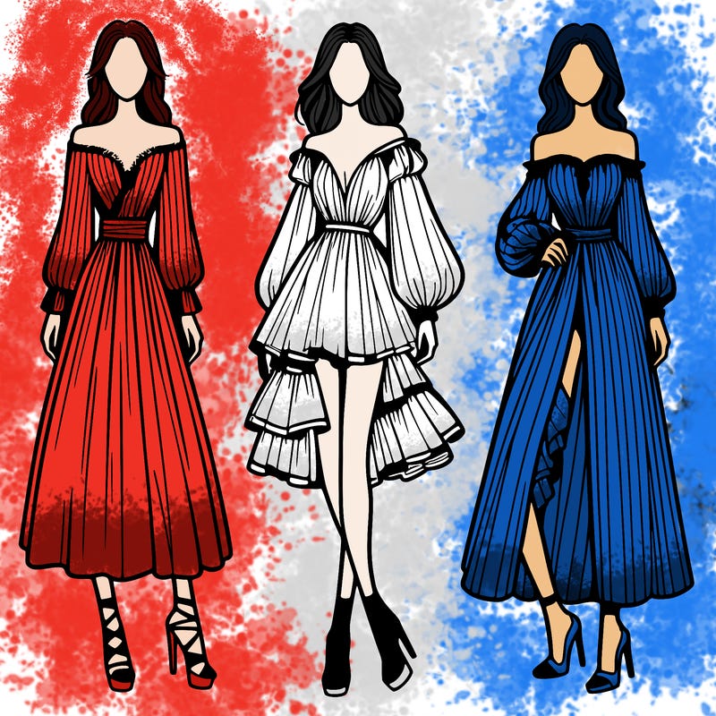 fashion models dresses