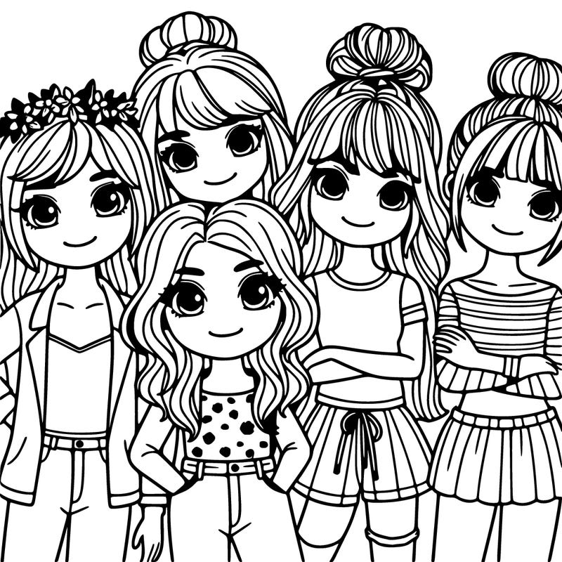 5 girls best friends