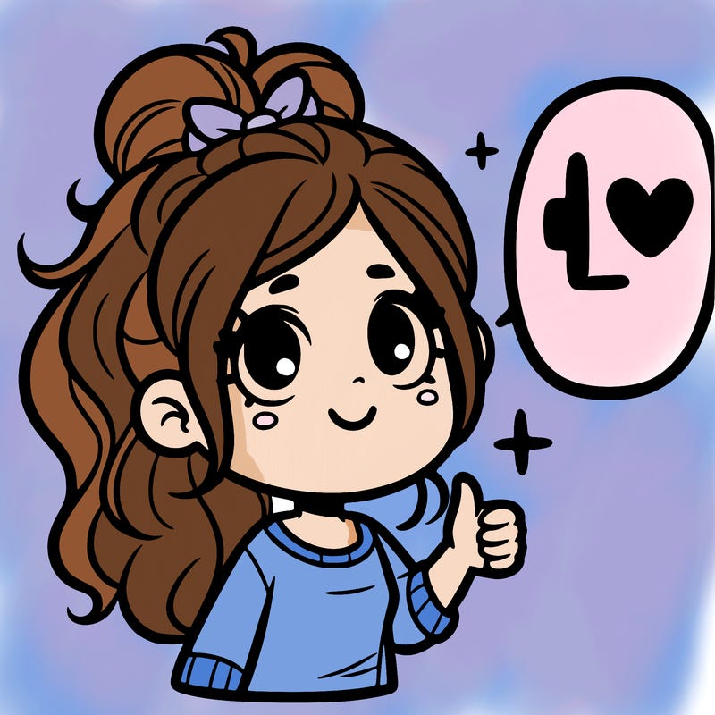 a girl asking for a like