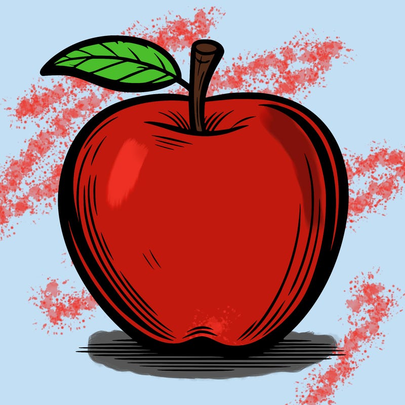 a apple