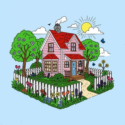 spring time house