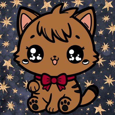 kawaii kitten