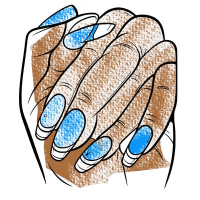 pretty french tip nails