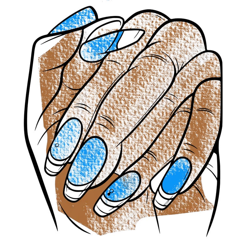 pretty french tip nails