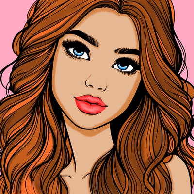 beautiful realistic girl