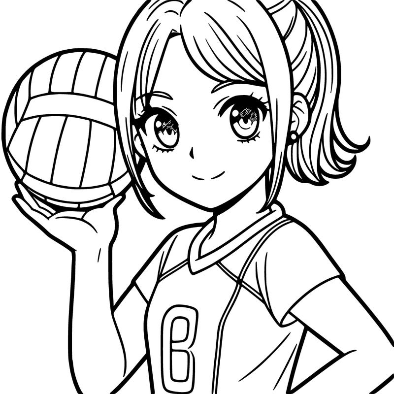 volleyball girl