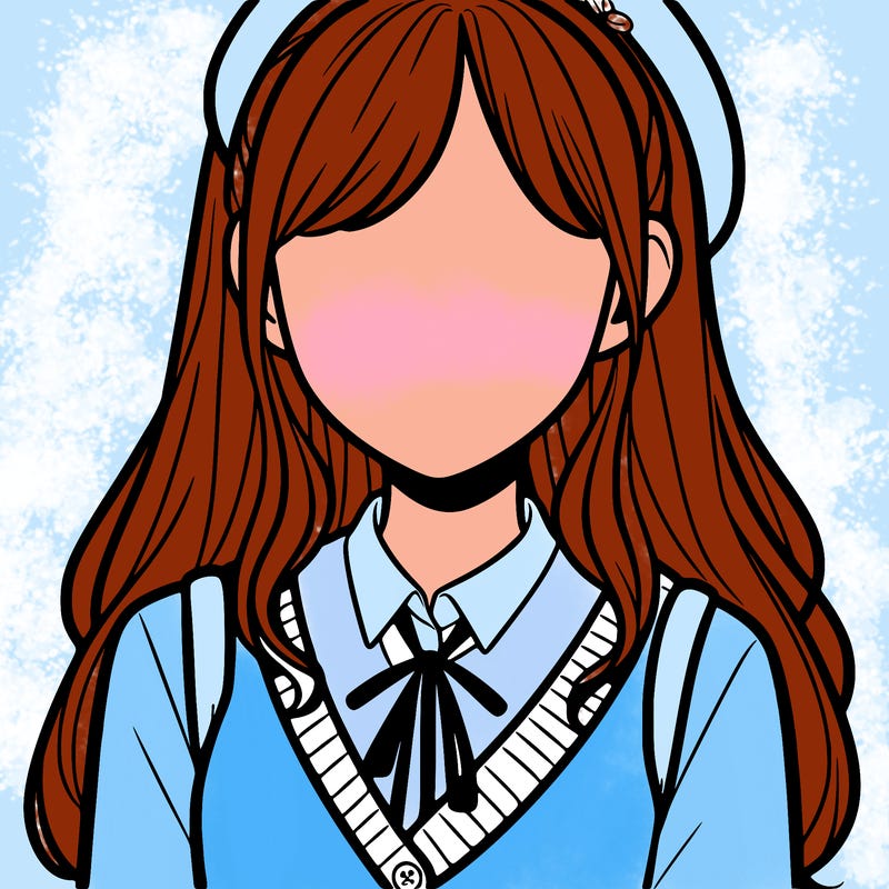 faceless preppy girl