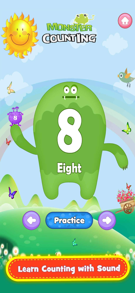 Monster Math Counting App Kids - Education App | MWM