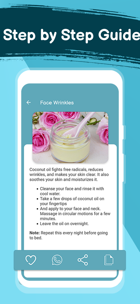 Guía paso a paso para el tratamiento de arrugas faciales con aceite de coco