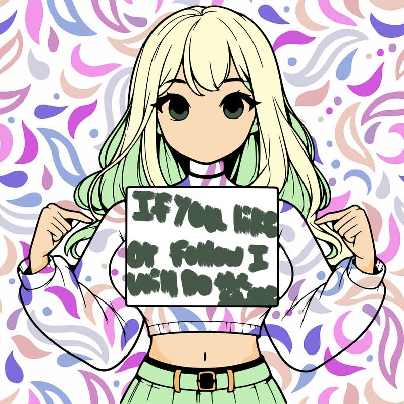 girl holding a blank sign in a long sleeve crop top