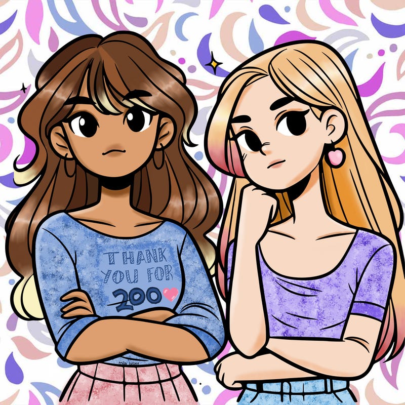two teen girls