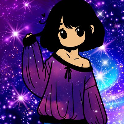 girl in baggy sweater hanging off her shoulder