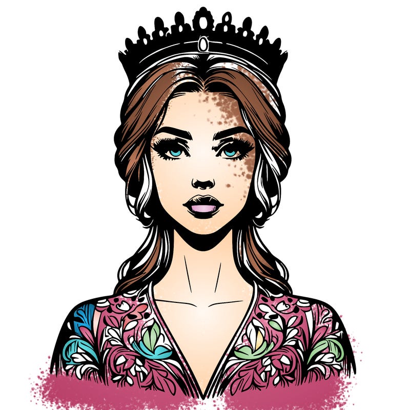 realistic beautiful queen