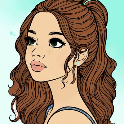 beautiful realistic girl