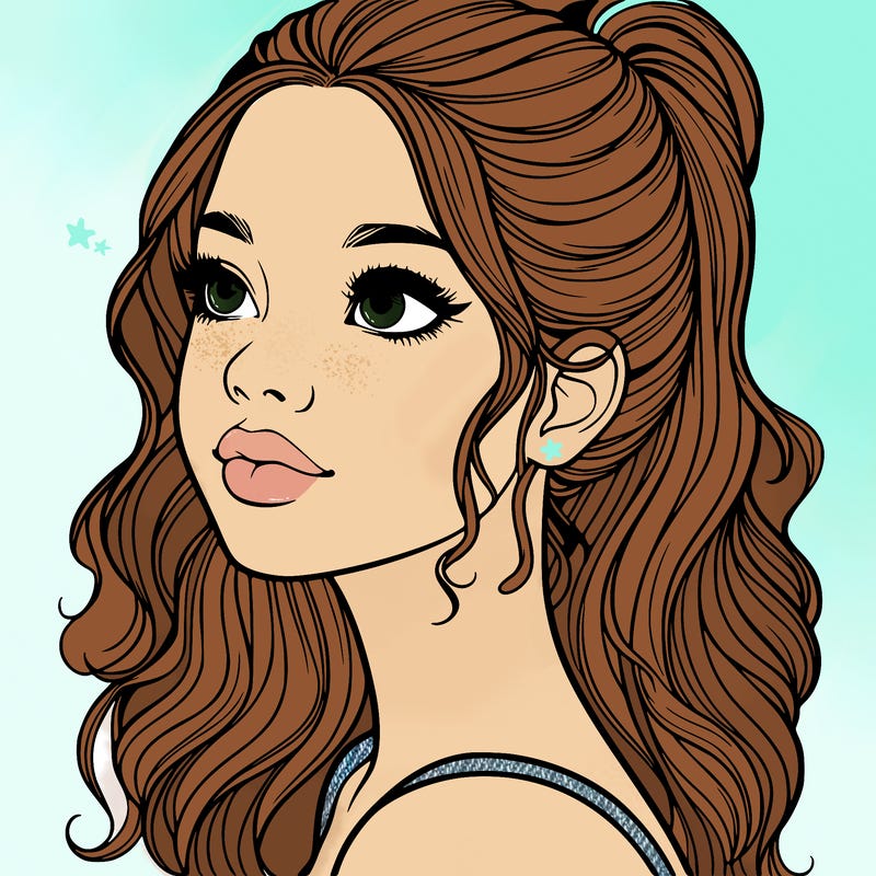 beautiful realistic girl