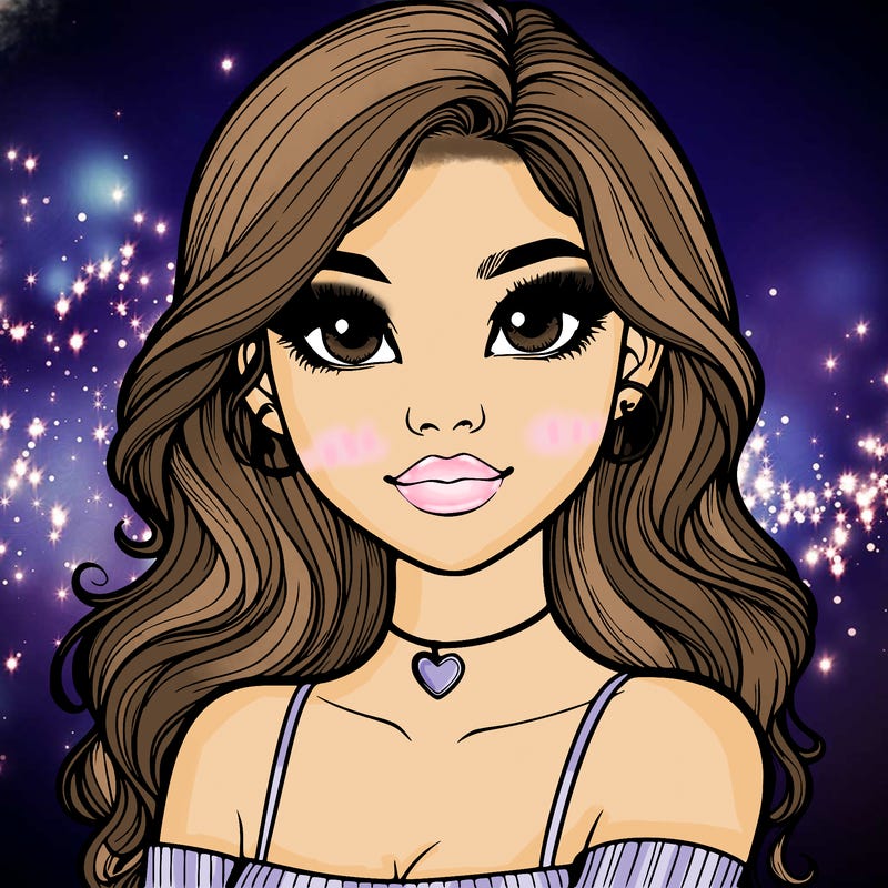 realistic pretty girl