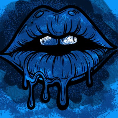 lips that look realistic and drip