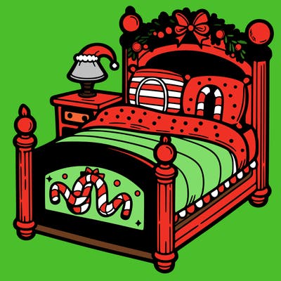 christmas bed