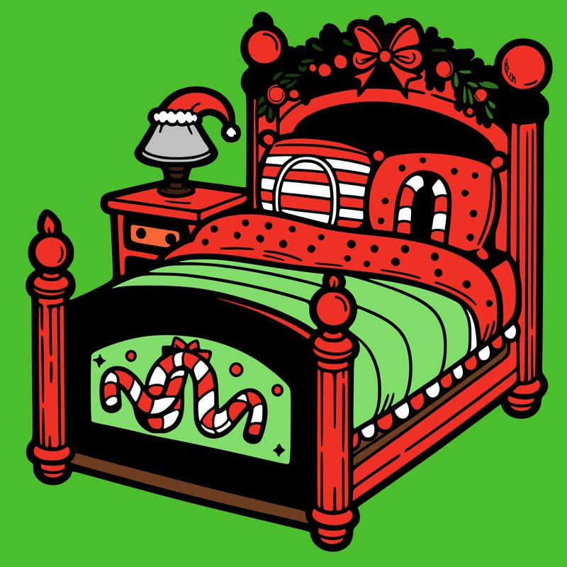 christmas bed