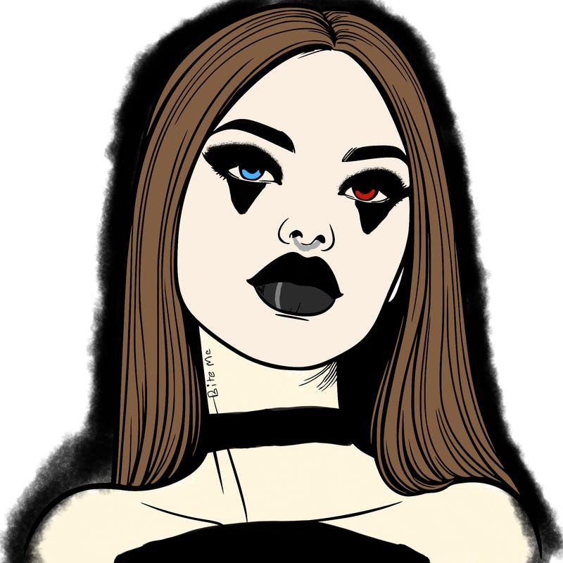 realistic woman with full lips