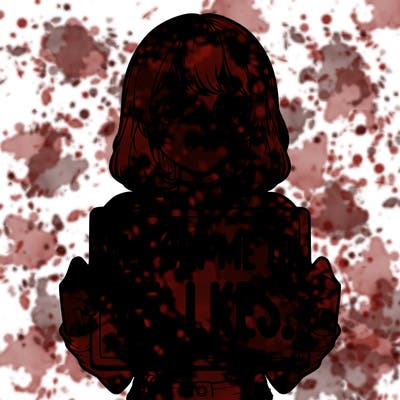 realistic girl holding up a sign that says “pls get me to 15 likes!”