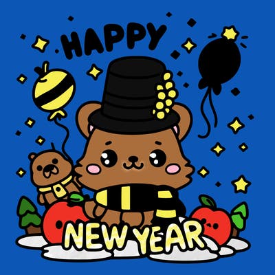 message : happy new year