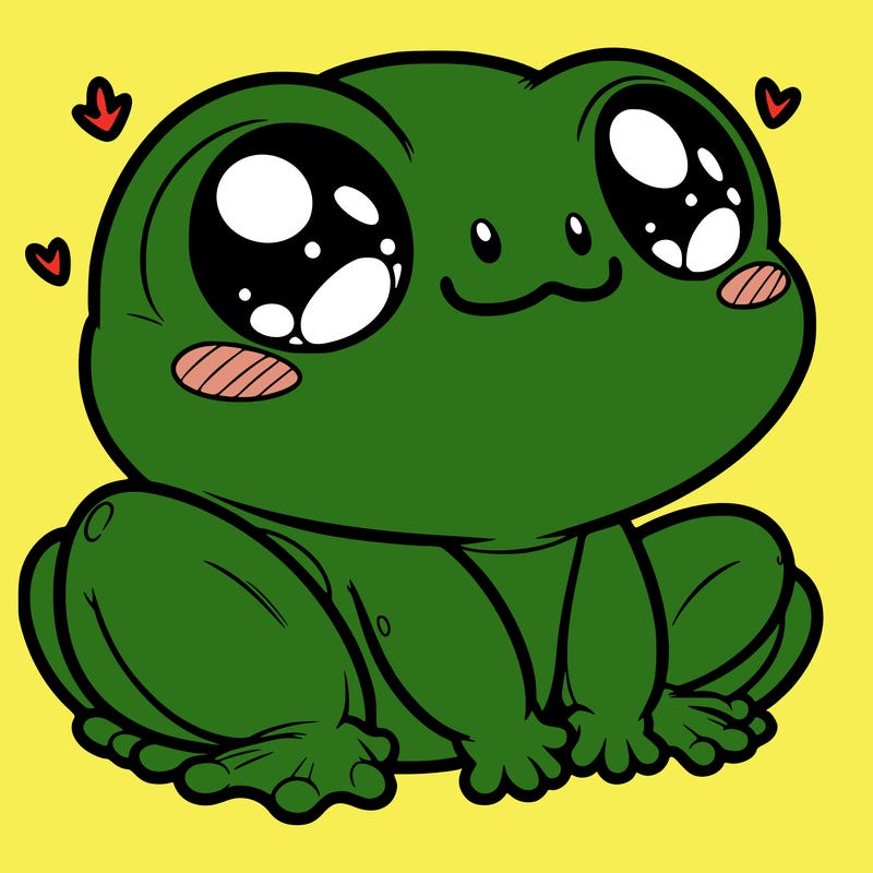 cute frog person realistic